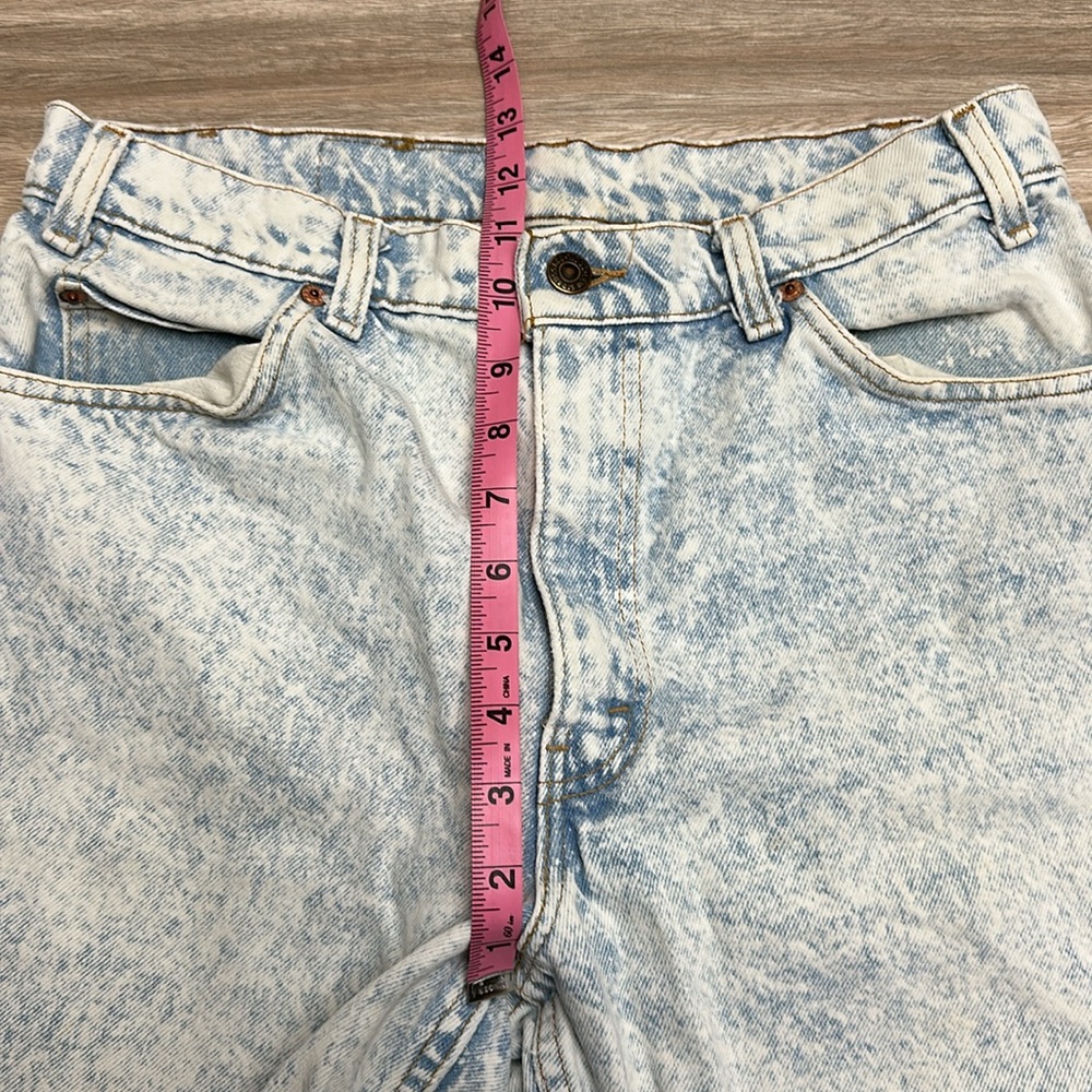 Orange tab San Francisco Vintage Levi’s 33x30 light acid wash amazing condition - Picture 7 of 10